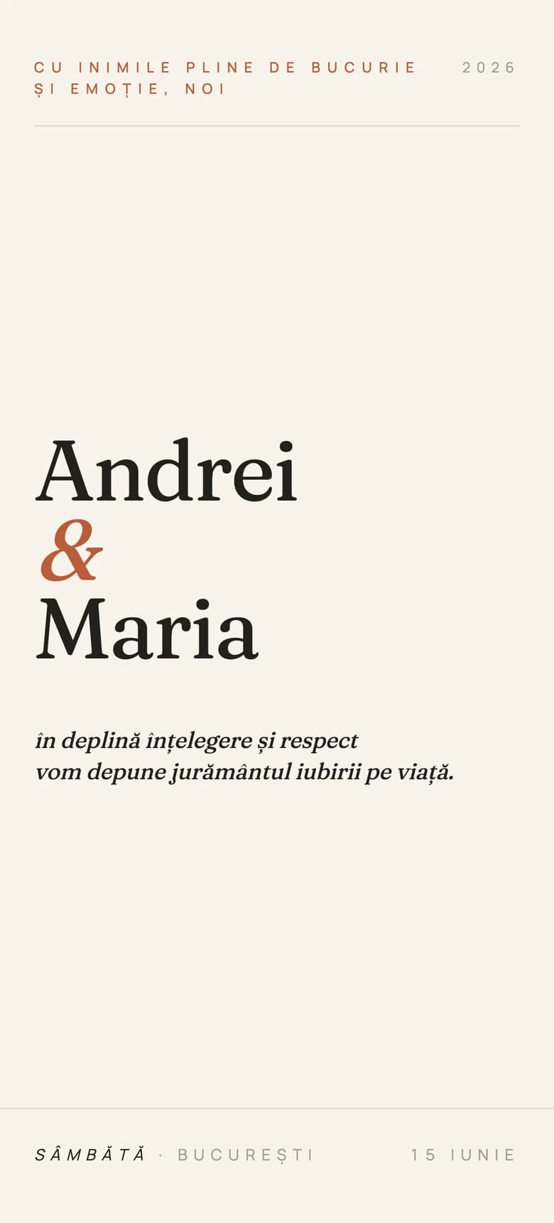 Editorial Minimalist template preview