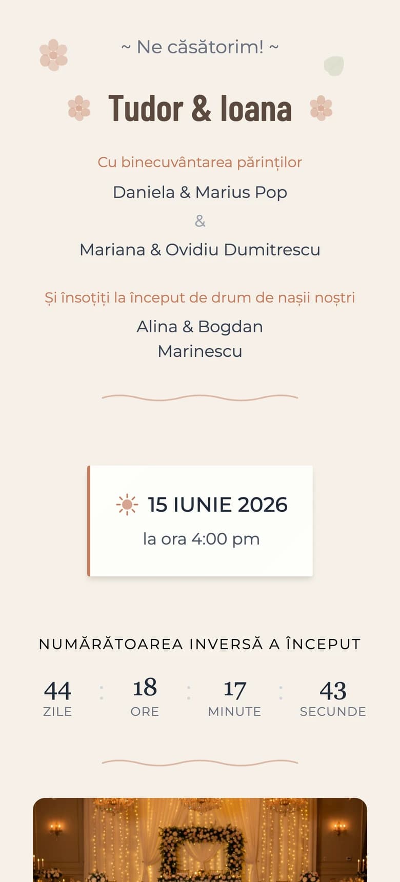 Rustic Bohemian template preview